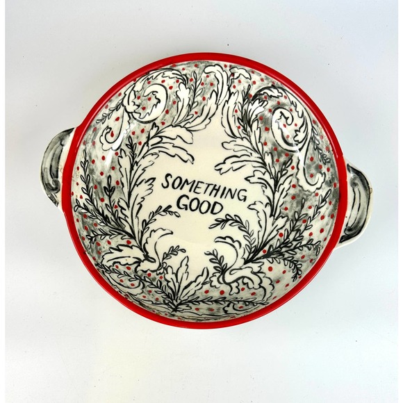 Anthropologie Molly Hatch Ovenware Something Good Baking Dish - Picture 2 of 10